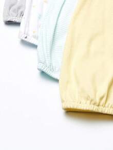 Conjunto de 4 Pijamas para Niños y Niñas Camisón bebés Unisex - Animales verde - Ver 4