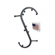 Body Back Buddy Classic USA Made Handheld Massage Cane - Full Body Trigger Point Tool For Deep Tissue Pain Relief - Dual Hooks For Back, Shoulder, Neck - (2.0 Black) - Black - View 1