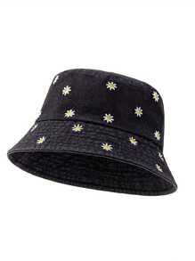 Pălăriile tip găleată cu broderie retro pentru femei, la modă, sunt potrivite pentru ieșirile zilnice ale femeilor, vacanțele de călătorie, sporturile în aer liber etc.