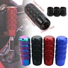 1 件滚花汽车换档旋钮，通用手动变速箱换档旋钮，带 3 个螺纹橡胶适配器，适合各种车型 - 滾花 - 查看 2