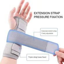 Carpal Tunnel Wrist Brace Support With 3 Straps And Metal Splint Stabilizer For Men Women - Multicolor - View 5