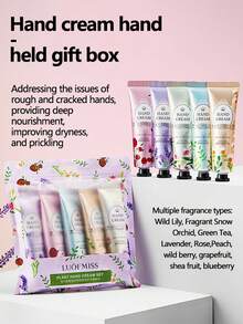 5件套香芬护手霜礼盒装 - 深层保湿，细致毛孔，紧致肌肤，淡化干燥粗糙手部细纹 - 彩色 - 查看 1