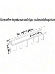 1 Giá treo mũ gắn tường, Giá để đồ bằng sắt có 6 móc, Giá để đồ di động và đa chức năng, Giá để mũ trên cửa, Giá để đồ trong tủ quần áo, Phù hợp với mọi loại và kích cỡ mũ. - Nhiều màu - Xem 11