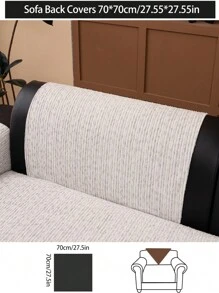1pc All-Season Sofa Cushion Cover, Modern Minimalist Anti-Slip Sofa Seat Pad, Dust-Proof & Washable Sofa Slipcover For Bedroom, Office, Living Room, L-Shaped Sofa, 1-2-3-4 Seater Sofa, Gray, Soft, Colorfast, Pet-Friendly