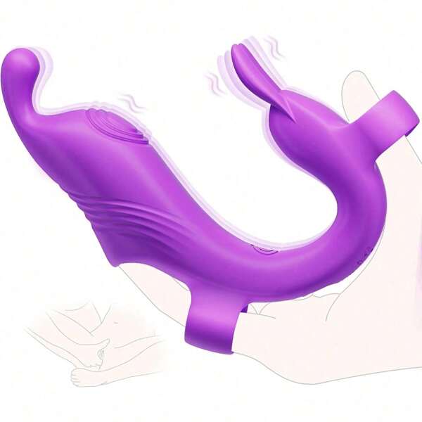 Vibrador de dedo, juguete sexual para parejas, estimulación del clítoris y el punto G, juguete sexual para adultos para mujeres, 10 patrones, mini herramientas de placer sexual femenino, silencioso y resistente al agua, juegos sexuales de pareja para estimulación anal y de pezones