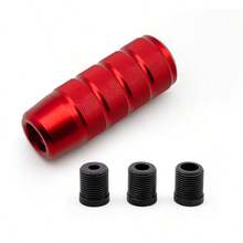 1 件滚花汽车换档旋钮，通用手动变速箱换档旋钮，带 3 个螺纹橡胶适配器，适合各种车型 - 滾花 - 查看 19