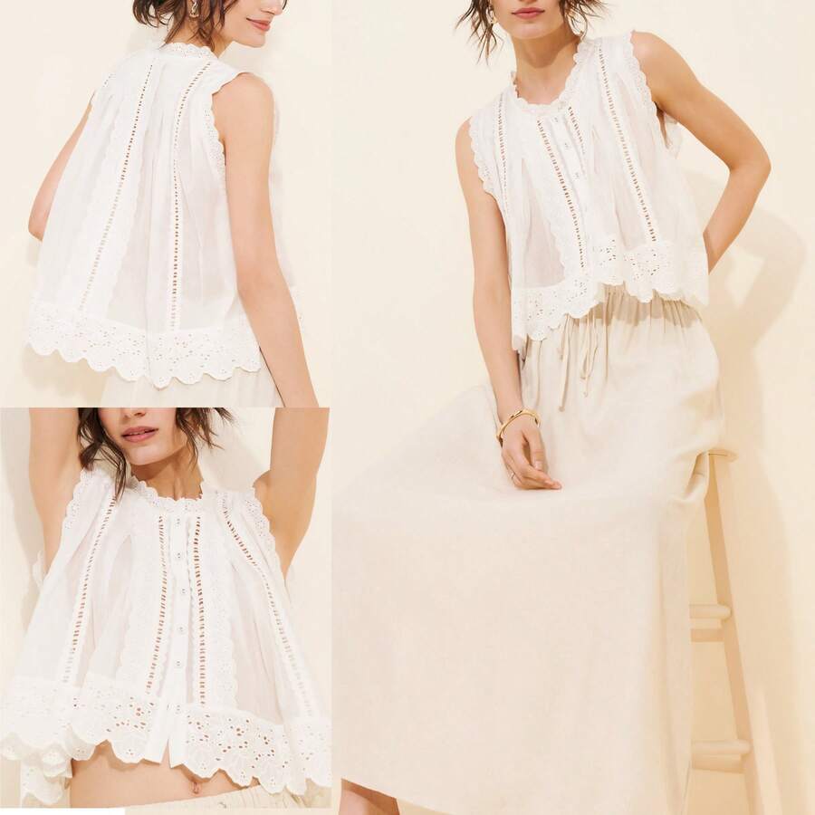 Women Tops - trắng - Xem 1