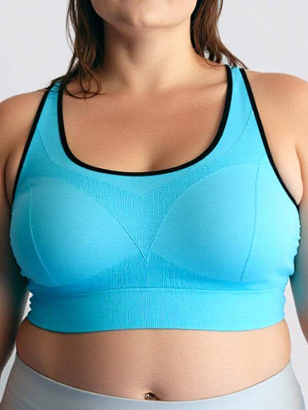 Sports Bra For Women, Criss-Cross Back Padded Sports Bras Medium Support Yoga Bra With Removable Cups
