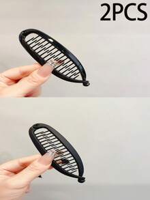 Wave Clip, Minimalist Banana Clip, A-Type Clip For Bun, Half-Up High Ponytail Clip, Women's Magical Weapon For Hairstyles, Not Suitable For Long Hair, Santa Gift, Valentine's Day Gift, Christmas Stocking Stuffer, Personalized Gift, Christmas Gift