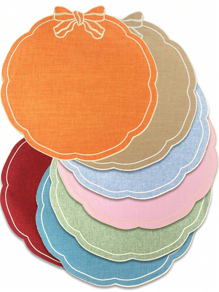 1/2/4 peças de jogos americanos de tecido com laço festivo, adequados para decoração de mesa de festa de casamento, jogos americanos com estampa dourada de PVC, tapetes para máquina de café, almofadas de isolamento térmico antiderrapantes para festa de casamento, celebrações de feriados, piqueniques, banquetes de aniversário