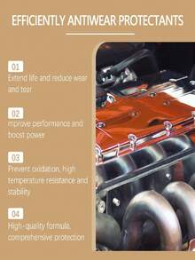 Engine Anti-Wear Protectant, Engine Break-In Protectant, Engine Maintenance Oil Additive - Multicolor - View 6