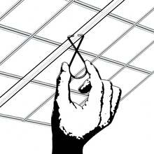 New 0 Packs Ceiling Hook Clips Ceiling Tile Hooks T-Bar Clips Drop Ceiling Clips For Office, Classroom, Home And Wedding Dration, Hanging Sign From Suspended Tile/Grid/Drop Ceilings - 500 - 查看 7