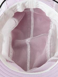 mini bala Kids' Summer Sun Hat – Breathable Mesh Cap With Adjustable Strap, Outdoor Baby Hat - Purple - View 6