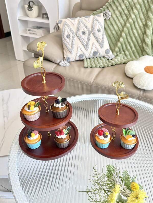 2/3 Tier Wooden Fruit/Cake Stand