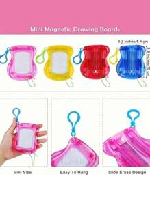 1/3/6/10 Pcs Colorful Children Magnetic Drawing-Board For Children Age 3/4/5/6/7/8/9/10/11/12/Over 12 Years Old, Educational Learning Kids Toys,Drawing Toys, Early Education,Portable Erasable Writing Pad