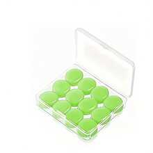 12 protetores auriculares de silicone reutilizáveis para natação e sono - à prova d'água, ajuste macio, coloridos - design confortável para esportes aquáticos, festivais e muito mais, equipamentos de natação