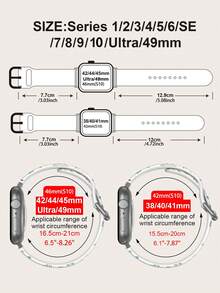 小草粉色花朵硅胶表带，兼容 38mm 40mm 41mm 42mm 44mm 45mm 49mm，适用于 Series Ultra/SE/8/7/6/5/4/3/2/1 - 彩色 - 查看 6