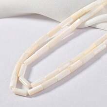 4x13mm Contas Naturais de Arco-íris Marrom - Contas Soltas Cilíndricas Longas, Adequadas para Fabricação de Joias, Projetos DIY e Acessórios, Perfeito para Criar Colares, Pulseiras e Brincos Únicos