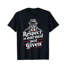 Gangster Style Mafia Lifestyle Organized Crime Family T-Shirt Gift For Grandpa,Funny Graphic T Shirts,Vintage T Shirts,100 Percent Cotton T Shirt,Oversize,S-XXXL - Black - View 1