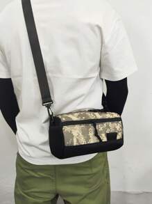 Camouflage Crossbody Messenger Bag For Men Tactical Gear