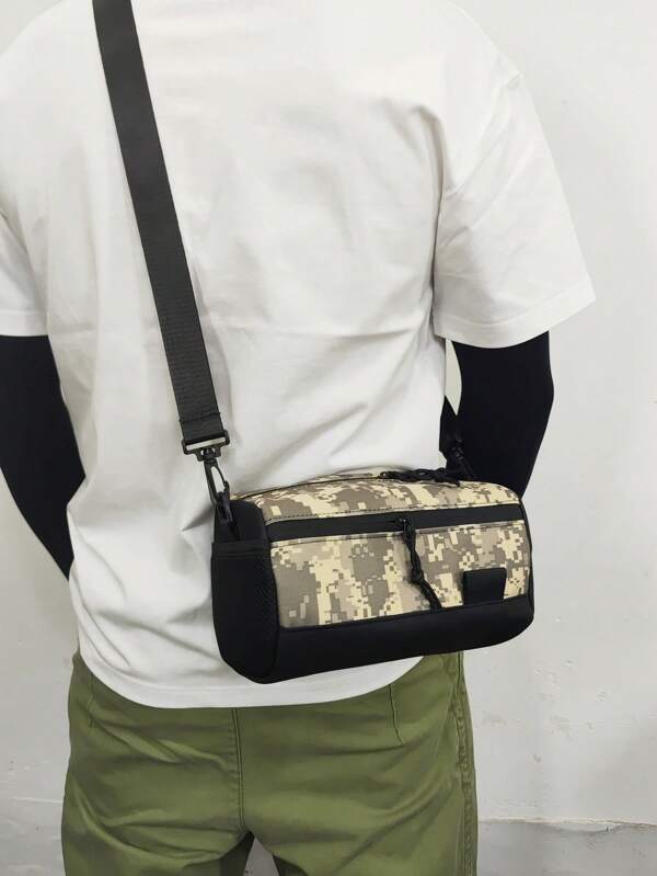 Camouflage Crossbody Messenger Bag For Men Tactical Gear