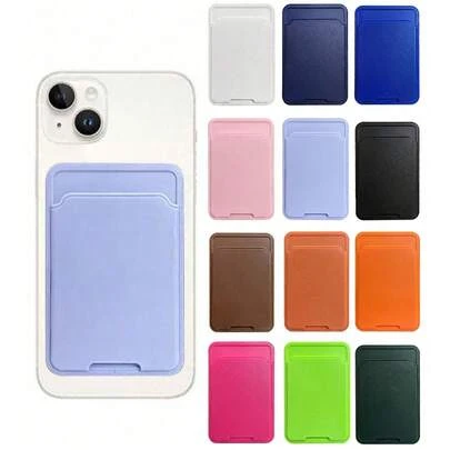 1 个手机壳，带独立卡夹，背面粘性，适合各种手机型号，卡槽，卡夹