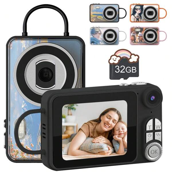 CCD Camera,New Grating Card,Student Party,Campus,High-Definition Image,Travel,Girls And Children, Compact And Portable