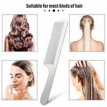 3 Pieces Metal Hair Comb, Stainless Steel Fine Cutting Hair Styling Hairdressing Salon Detangler Comb For Women And Men(Fine Cutting Comb) - Barber Comb - View 7