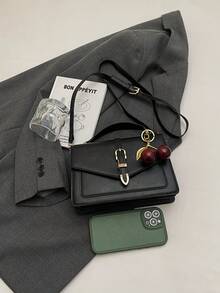 这款全新时尚经典小丑设计PU防水多层紧凑型方形包适合旅行、购物、通勤上班和斜挎佩戴。