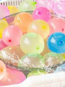 37pcs/111pcs Water Balloons Quick Fill Set, Summer Splash Fun Water Party Game, Family Outdoor Swimming Pool Water Balloons, Outdoor Water Balloons For Outdoor, Friends, Summer Fun Mother's Day