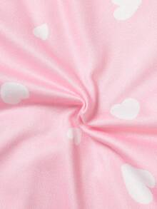 两件装婴儿连体衣，春秋季款式，可爱爱心/大象印花按扣裆部连体衣，适合日常穿着 - 彩色 - 查看 6