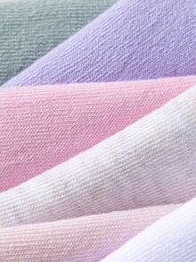 1/3/6/12/24 Pairs Classic Simple Colorful Striped Double Bar Kids Socks, Breathable Soft Invisible Socks, Comfortable Casual Mid-Calf Socks, Suitable For Daily Wear Or Holiday Gifts, Various Colors