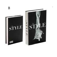 1pc/3pcs Folding Faux Book Decor, Decorative Light Luxury Books, Office Decor Book Shooting Prop - Multicolor - View 19