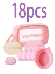38pcs Makeup Brush Set, Including: 20pcs Face Brush, Eye Brush, Eyebrow Brush, Foundation Brush, Blush Brush, Mixing Brush, Concealer Brush, Lip Brush, Detail Brush, Nose Shadow Brush, Eyeliner Brush, Powder Brush, Nail Brush, Face Mask Brush, Clay Mask Brush, Highlighter Stick, 1pc Makeup Brush Cleaning Bowl