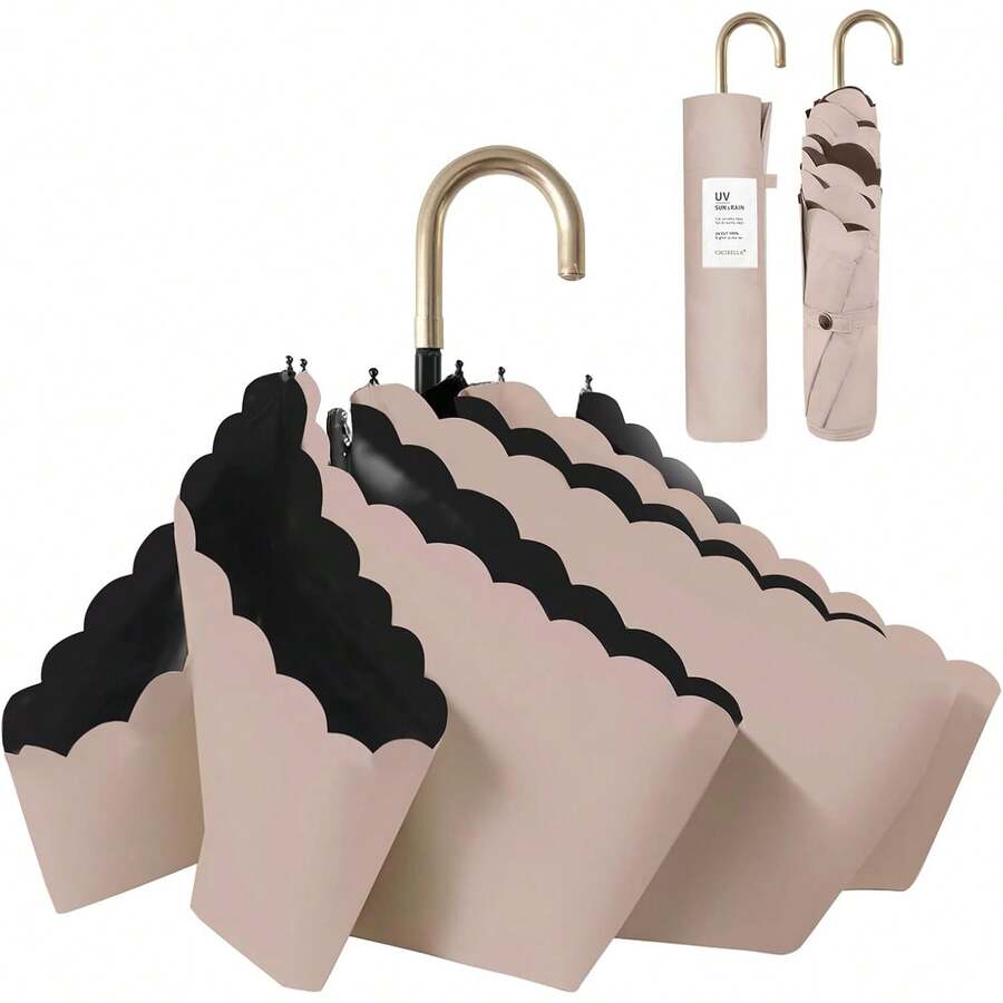 Outdoor Umbrellas - Gris nieve floral - Ver 1