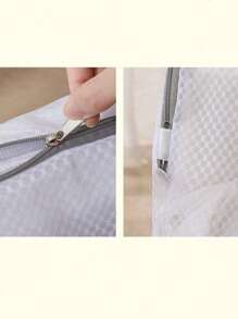 1pc Mesh Laundry Bag Wash Bag,Travel Mesh Laundry Wash Bags,Underwear Laundry Basket Washing Bags Organizer Net Washing Machine Bag Large Capacity Dirty Laundry Bag,Anti-Deformation Clothes Storage Bins ,Durable Reusable Dryer Bag, Fabric Machine Washing Special Bag Wash Guard Bag , For Blouse, Stockings, Clothing, & Laundry, Home Organization,For Delicates, Lingerie, Socks, And Underwear Travel Essentials Travel Accessories Vacation Summer Holiday Back To School