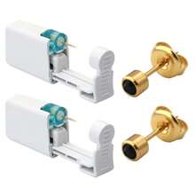 2pcs/Set Disposable Ear Piercing Gun With Embedded Earrings - Self-Piercing Tool Kit - Multicolor - View 18