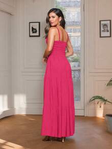 Women Dresses - Màu Hồng Tươi - Xem 2