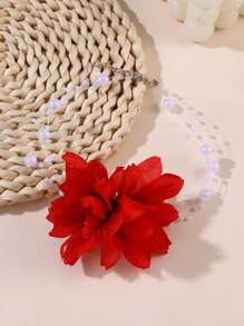 1 colar floral elegante boêmio da moda para mulheres