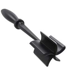 Picadora de carne para carne molida, machacadora de carne resistente al calor para hamburguesas, machacadora de carne, herramienta para picar carne molida, utensilios y aparatos de cocina.