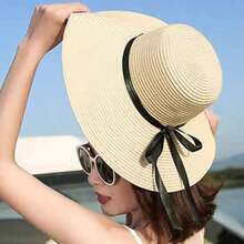 1 件秋冬平顶羊毛宽边多用途毡帽女士软呢帽