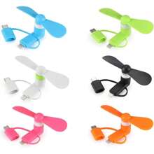 A Plus Cell Phone Fan 3-In-1 Mobile Phone Fans Compatible With//Android Smartphone/Tablet Fit Micro USB/Type C/Port Fan Colorful And Powerful Fans(6-Pack)
