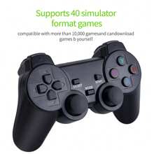 Wireless Mini Retro Video Games Console, Wireless Control Retro Game Stick Built-In 9 Emulators, 32G With 10K+Games / 64G With 20K+ Games, 4K HD-MI Output 2.4GHz Wireless Gaming Console, Retro Video Games Console For TV & Display Plug And Play