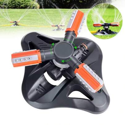 全自动旋转花园喷灌系统，一款耐用的节水草坪灌溉工具，适用于花坛和菜园。全自动旋转花园喷灌系统，一款耐用的节水草坪灌溉工具，适用于花坛、菜园和草坪。高效的花园和庭院浇水设计和节水技术