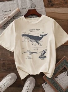 Women's Casual Short Sleeve Round Neck T-Shirt