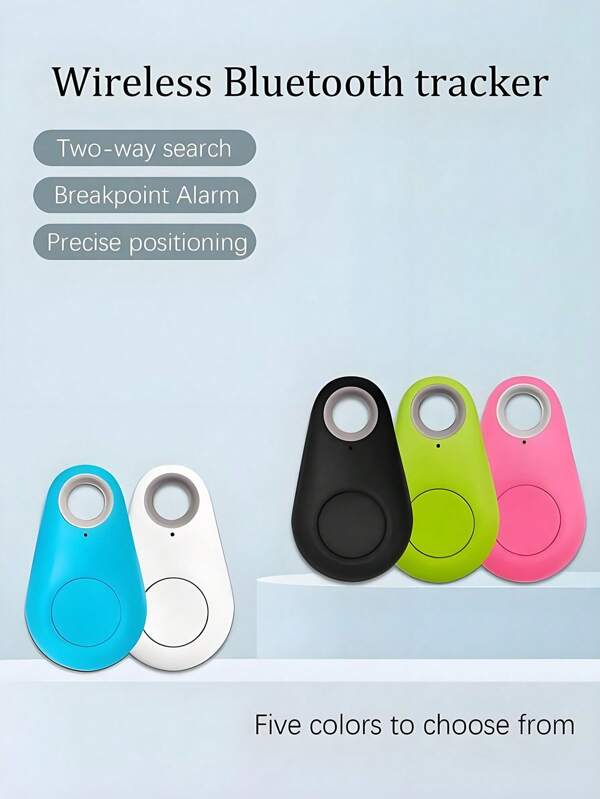 Localizador de llaves con llaveros; Rastreador Bluetooth Antiestrépito, Recordatorio de alarma, Obturador de Selfie Control, Llavero para mascotas para Smartphone. Etiqueta de equipaje antirrobo con alarma y rastreador llavero - Estilo deportivo casual plástico Electrónico Rastreador de equipaje y mascotas - Un imprescindible para viajes de estilo, llaves y bolsas con verificación de ubicación. Regalo, presente, celebración.