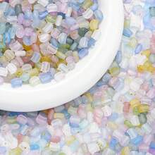 200/500 buc Mărgele de perle transparente mate cu ochi de pisică, visătoare, mărgele decorative de culoare gradient, potrivite pentru brățări DIY, coliere, brelocuri și accesorii de bijuterii