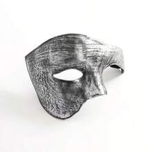 1pc Vintage Prince Masquerade Half Mask, Suitable For Cosplay Party, Couple Accessories - Multicolor - View 8