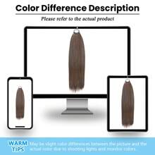 Extensions per coda di cavallo dritta in materiale sintetico da 24 pollici con fascia di gomma elastica, colori biondo, marrone e nero, per le donne per uso quotidiano e feste