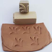 2cm Square Clay Texture Stamp Block Pottery Ceramic Embossing Stamping Seal For Polymer Clay Impression Art Hobby Tool